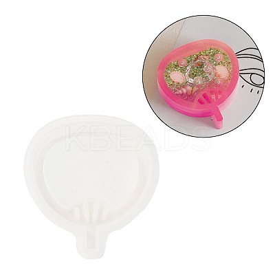 Fan Pendant DIY Silhouette Silicone Molds DIY-Z040-01A-1