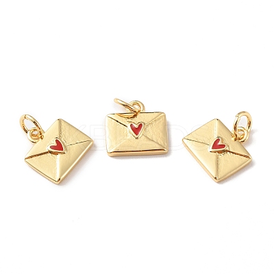 Rack Plating Brass Charms with Jump Ring LS-X-KK-F852-23G-1
