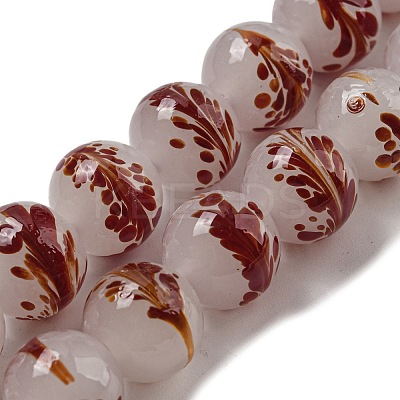 Handmade Lampwork Beads Strands LAMP-L079-05E-1