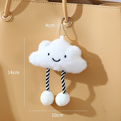 Cute Cloud Cloth Plush Pendant Decorations LS-PW-WGBBD10-01-1