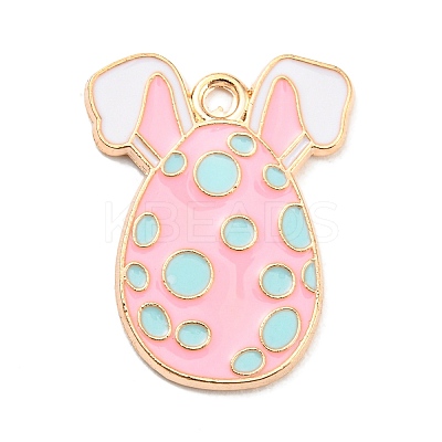 Easter Alloy Enamel Pendants ENAM-P251-A01-KCG06-1