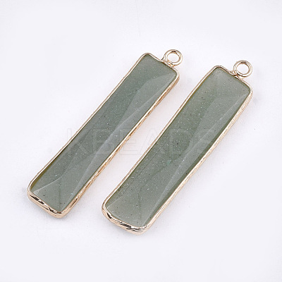 Natural Green Aventurine Pendants G-T112-10A-1