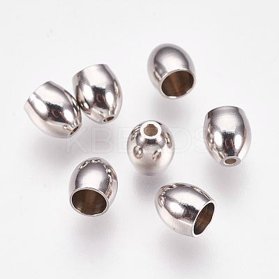 Non-Tarnish 201 Stainless Steel Cord Ends LS-X-STAS-L205-16P-1