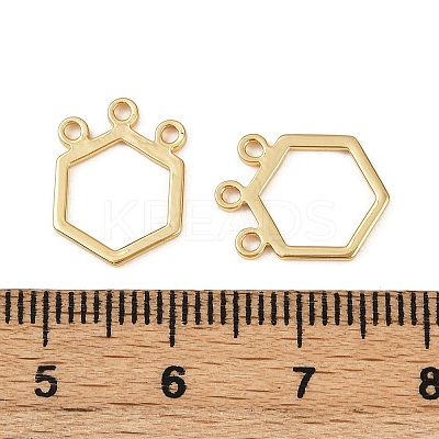 Brass Hexagon Chandelier Component Links KK-B137-05G-1