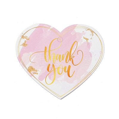 Coated Paper Thank You Greeting Card DIY-C070-01C-1