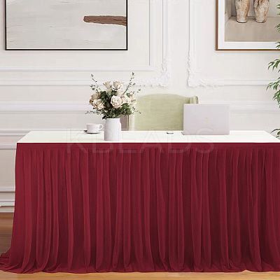 Polyester Table Skirt AJEW-WH20022-20H-1