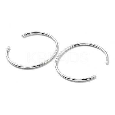 304 Stainless Steel Cuff Bangles for Women Men STAS-B082-08P-1