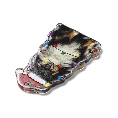 Christmas Theme Acrylic Pendants FIND-R006-01F-1