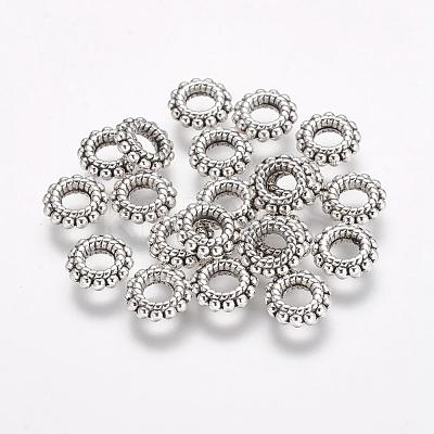 Tibetan Style Alloy Beads TIBEB-A12-3597-AS-LF-1