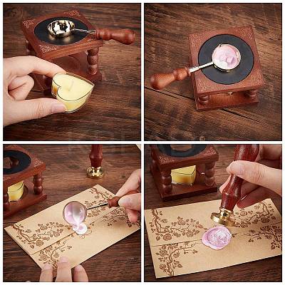 Wax Seal Stamp Set TOOL-WH0079-81-1