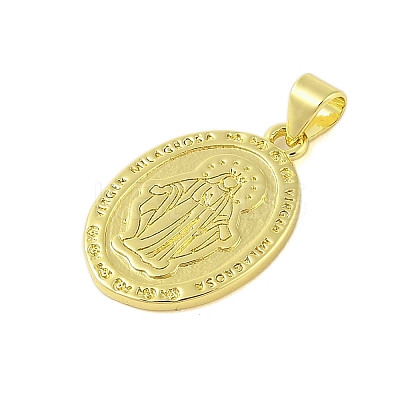 Rack Plating Brass Pendants KK-S380-42F-G-1