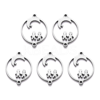 Tarnish Resistant 201 Stainless Steel Links Connector STAS-R107-12-1