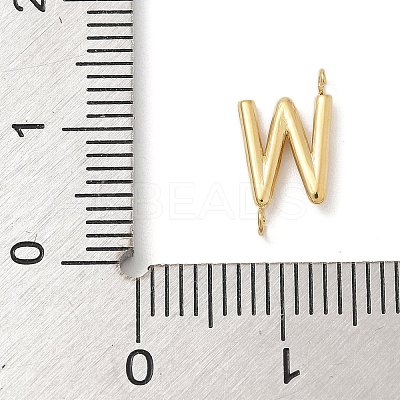 304 Stainless Steel Letter Connector Charms LS-STAS-M108-01G-23-1