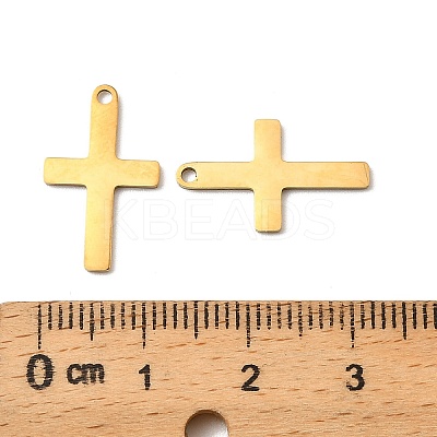 201 Stainless Steel Pendants STAS-D380-01G-1