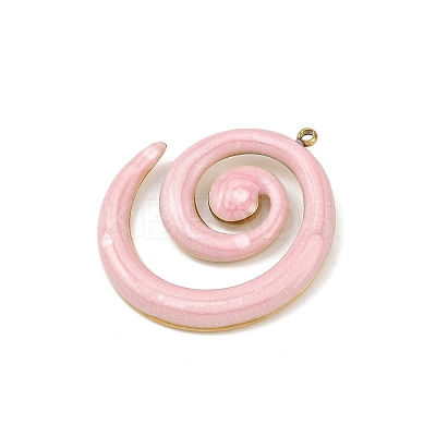 304 Stainless Steel Enamel Pendants STAS-Z172-03G-02B-1