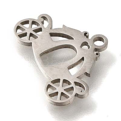 201 Stainless Steel Pendants STAS-R136-09P-1
