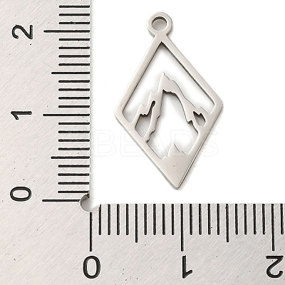 Non-Tarnish 304 Stainless Steel Pendants STAS-S123-01P-02-1