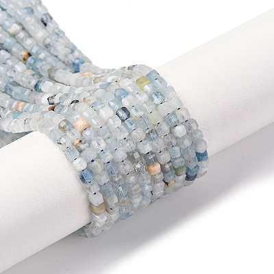 Natural Aquamarine Beads Strands LS-G-G003-B02-01-1