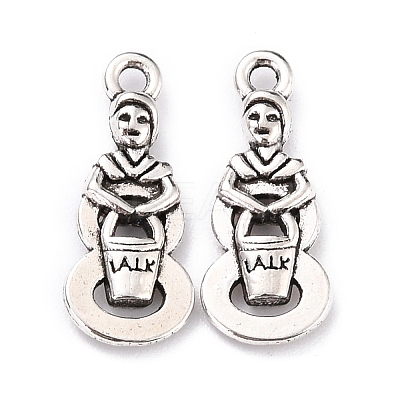 Tibetan Style Alloy Pendants LS-TIBE-XCP0000-17AS-NR-1