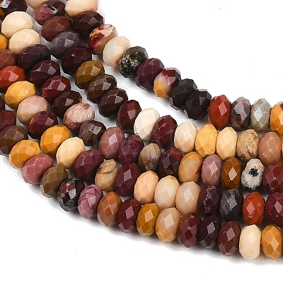 Natural Mookaite Beads Strands G-B175-A06-2x4mm-1