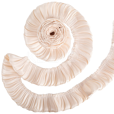 5M Double Layer Polyester Pleated Lace Ribbon OCOR-CY0001-41E-1