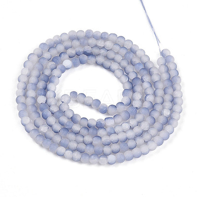 Crackle Glass Beads Strands GLAA-N009-4mm-07-1