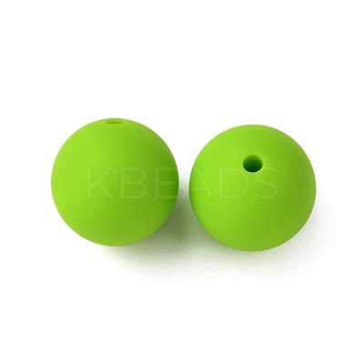 Food Grade Eco-Friendly Silicone Focal Beads LS-SIL-WH0013-01K-1