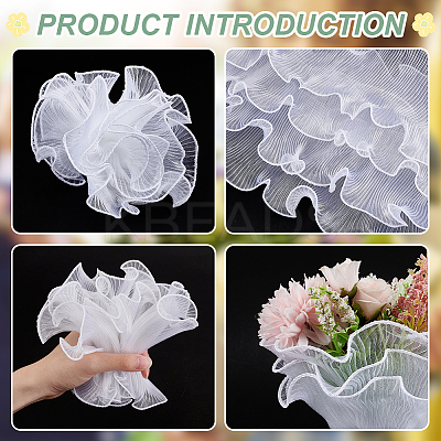 4 Bags 2 Colors Polyester Gift Wrapping Paper DIY-BC0012-96-1
