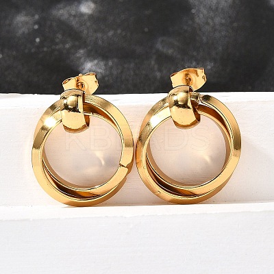 201 Stainless Steel Earrings EJEW-Q026-02G-A-1