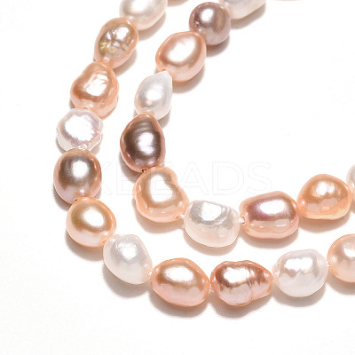 Natural Cultured Freshwater Pearl Beads Strands PEAR-N014-05N-1