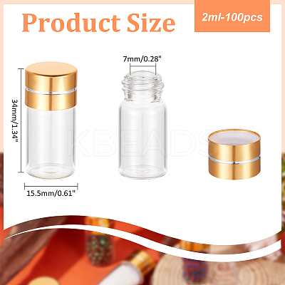 Clear Glass Bead Containers DIY-WH0430-388B-1