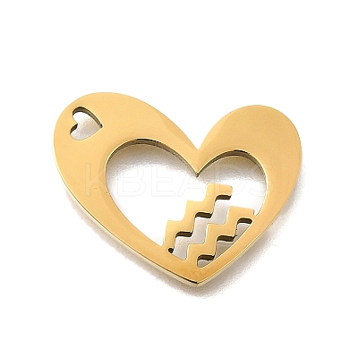 201 Stainless Steel Pendants STAS-A116-01G-11-1