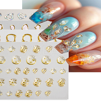 3Pcs 3 Styles Nail Art Stickers MRMJ-LP0002-89-1