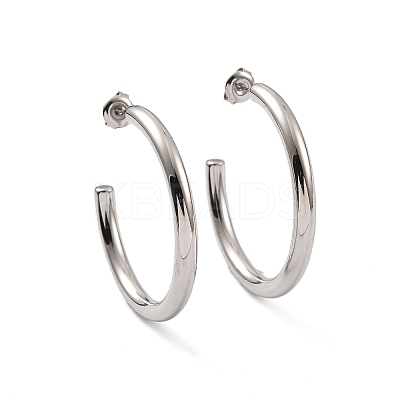 Non-Tarnish 304 Stainless Steel Stud Earrings for Women EJEW-G346-07A-P-1
