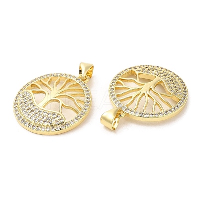 Rack Plating Brass Pendants KK-R146-10G-1