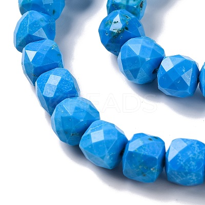 Natural Howlite Beads Strands G-G001-B03-04-1
