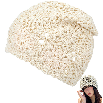 Acrylic Fiber Hand Woven Hat AJEW-WH20019-51-1