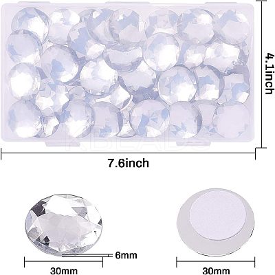 Self-Adhesive Acrylic Rhinestone Stickers DIY-FG0001-21A-1