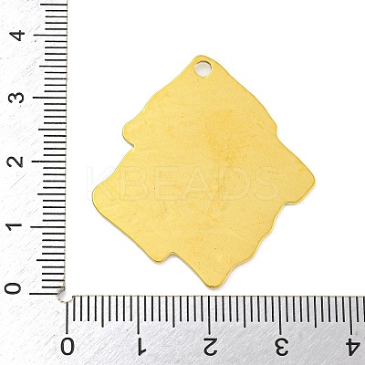 Ion Plating(IP) 304 Stainless Steel Pendants STAS-M001-02G-1