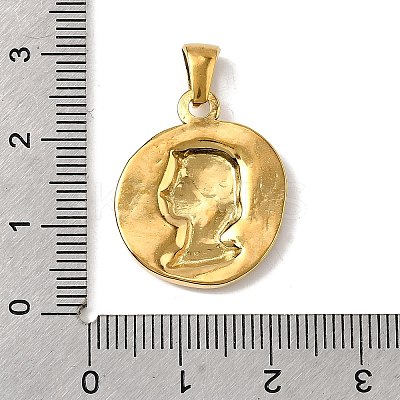 304 Stainless Steel Pendants STAS-B094-01C-G-1