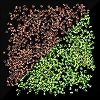 11/0 Luminous Glass Seed Beads LUMI-PW0001-186A-02-1