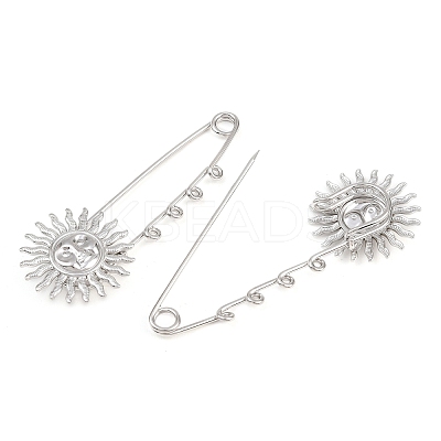 Sun 304 Stainless Steel Safety Pins Brooch Findings SA-CBA098D-13D-P-1