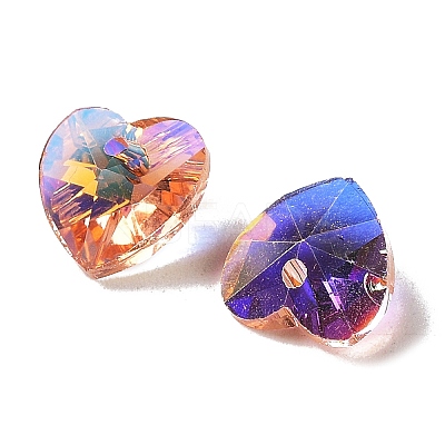 Electroplate Glass Charms LS-GGLA-Z002-02K-1