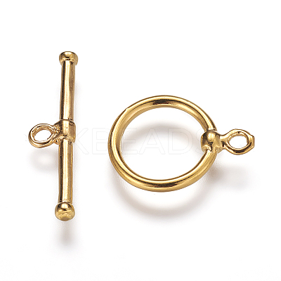 Brass Toggle Clasps LS-KK285-G-1