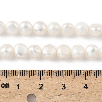 Natural Cultured Freshwater Pearl Beads Strands PEAR-A006-07F-1