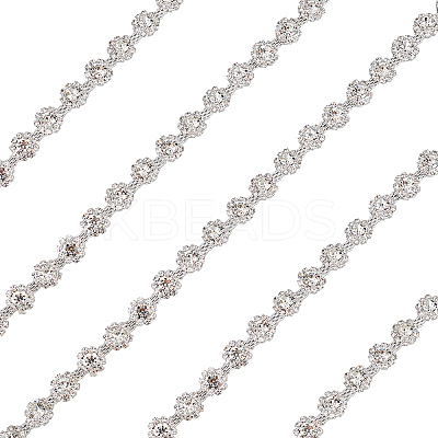 Sunflowers Shape Rhinestone Cup Chains CH-GA0001-03-1