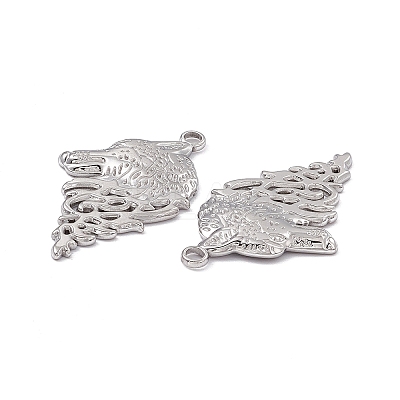 Non-Tarnish 304 Stainless Steel Pendants STAS-B031-25P-1