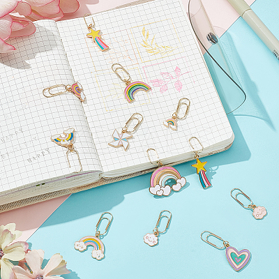 Iron Long Paper Clips AJEW-OC00015-1