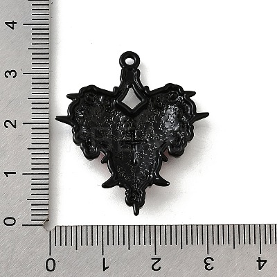 Alloy Enamel Gothic Style Pendants PALLOY-R157-06EB-06A-1