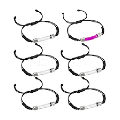 Waxed Polyester Cord Bracelets BJEW-PH01955-1